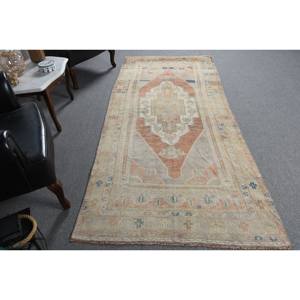 Tapis bohème en laine beige orange de grande surface 3.9x8.9 pieds classique style turc motif patchwork latex pour adolescents adultes tapis de chambre - Product Image 3