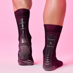 Calcetines Deportivos Floky Calza Run Up Talla Mediana Negro/Fucsia XS-S 36-39 - Product Image 5
