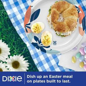 Dixie Platos De Papel Desechables, Multicolor, 8,5 Pulgadas, 200 Unidades - Product Image 2