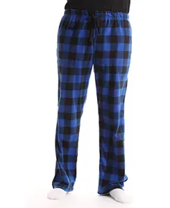 Pantalones de pijama de cuadros de búhos para hombre, ropa de dormir de microlana con bolsillos, disponible en China, gran oferta