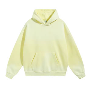 Sudadera con capucha lavada con ácido Vintage de gran tamaño, Jersey de algodón personalizado, ropa de calle Unisex, sudadera con capucha de moda, venta al por mayor, sudaderas con capucha para hombre Sun Fade - Product Image 3