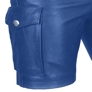 Pantalones cortos de cuero de alta calidad hechos en Pakistán Venta en línea Pantalones cortos de cuero de etiqueta privada - Product Image 6