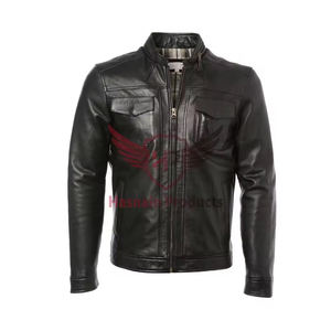 เอดินเบิร์กแจ็คเก็ตหนังพรีเมี่ยมของผู้ชายเสื้อนอกมีฮู้ดทันสมัยพร้อมโลโก้ตามสั่งคุณสมบัติน้ำหนักเบาเพื่อลุคที่ไร้กาลเวลา - Product Image 1