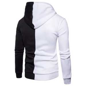 Logo personnalisé 180ct Hommes Zip Solide Hoodies et Sweatshirts French Terry Épais Lourd Surdimensionné pour l'hiver Impression Numérique - Product Image 3