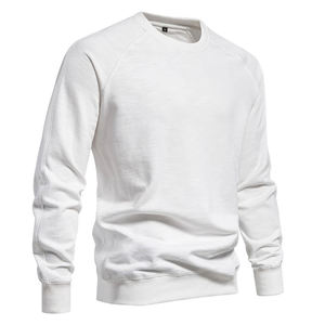 2024 nuevas sudaderas de algodón liso para hombres, sudaderas cálidas de lana de manga larga para hombres, sudaderas de Color sólido para hombres - Product Image 3