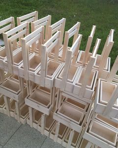 Elegante caja de regalo de madera dura de bambú, embalaje de impresión Digital hecho a mano para tarjetas de arte, pedidos al por menor, Impresión de cartón de papel - Product Image 4