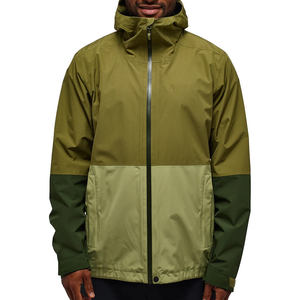 Nouveau coupe-vent réfléchissant pour hommes, veste longue imperméable pour la course à pied et la randonnée en plein air, avec logo personnalisé et revêtement compressible - Product Image 5