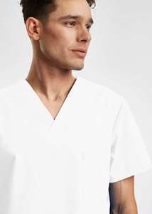 2025 más vendidos Hospital enfermería Scrub nuevos colores lavable manga corta Logo personalizado Doctor enfermera conjunto elástico para Unisex - Product Image 2