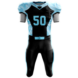 Maillot de football américain professionnel sur mesure uniforme à manches courtes vêtements d'équipe sublimés - Product Image 2