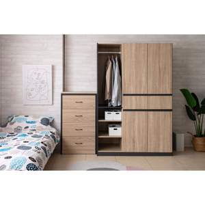 Gran oferta 1190*495*1800 armario de tela de madera para muebles de dormitorio uso muebles para el hogar - Product Image 6
