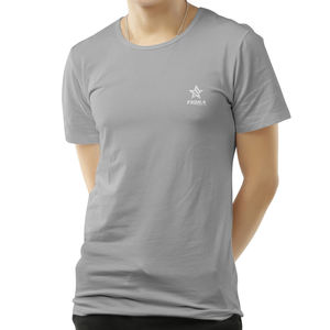 เสื้อยืดผู้ชายผ้าฝ้าย100% ถักสะพายไหล่โอเวอร์ไซส์ระบายอากาศได้ดีเป็นมิตรกับสิ่งแวดล้อมผ้า280gsm ถักออกแบบโลโก้ได้ตามต้องการ - Product Image 3