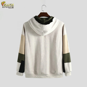 Vente en gros de pull à capuche épais pour hommes, sweat à capuche d'hiver surdimensionné, tissu vierge en molleton de coton et de polyester - Product Image 2