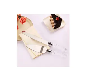 Hochwertige Messing-Torte Serviermesser Acryl-Griff antikes Design beste Weihnachtsgeschenk-Sets Großhandel Lieferant