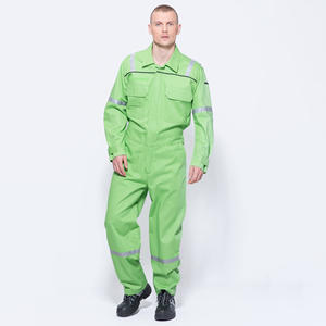 Combinaisons de travail respirantes personnalisables pour hommes marque privée vente en gros de vêtements de travail réfléchissants de sécurité routière - Product Image 1