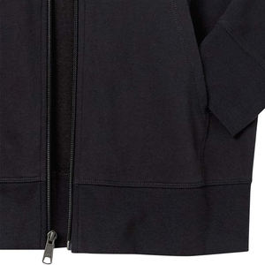 High Street Style Sudadera con capucha con cremallera para hombre Patrón de color sólido 100% Algodón Impresión digital Temporada de invierno Técnicas teñidas lisas - Product Image 6