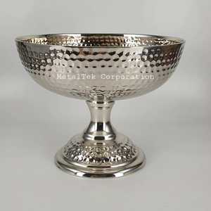 ชามใส่คุ้กกี้ผลไม้สีทองหรูหรามีสไตล์ตกแต่งบ้านโลหะด้วยค้อนของตกแต่งโต๊ะกลางโต๊ะชามช็อคโกแลต - Product Image 6