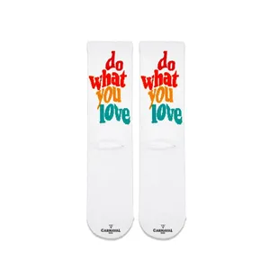 6-Pack Breathable and <b>Warm</b> Sassy/Sarcastic Text <b>Socks</b> Embroidery Jacquard Pattern Size One Size Daily Use for Winter - Product Image 3