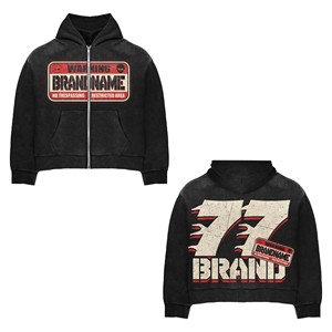 100% coton polaire broderie Patch travail veste à capuche pour hommes hiver saison accessoire - Product Image 1