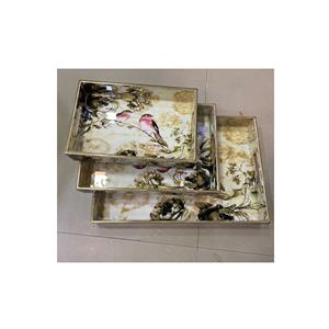 ถาดเสิร์ฟกาแฟ MDF สำหรับห้องครัวถาดเสิร์ฟกาแฟดีไซน์พิมพ์ลายเอกลักษณ์สำหรับบ้านและโรงแรม - Product Image 6