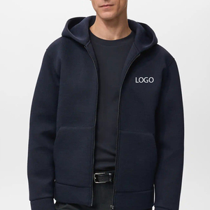 Sudadera con Capucha para Hombre con Cierre de Cremallera, Alta Calidad para Compradores Mayoristas, para Invierno, con Capucha, Mangas Completas y Diseño de Logotipo Personalizado - Product Image 1