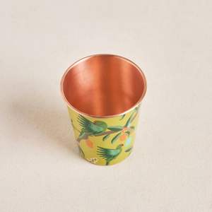 Vaso de cobre hecho a mano con acabado antiguo, beneficios ayurvédicos ecológicos adecuados para la rutina de hidratación regular - Product Image 3