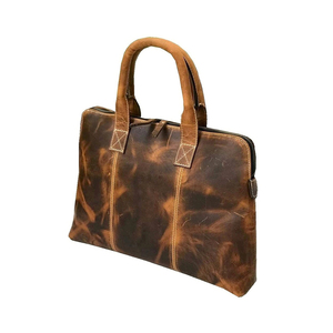 Handcrafted Genuine Leather Portfolios and Laptop Carry <b>Bags</b> - Product Image 1