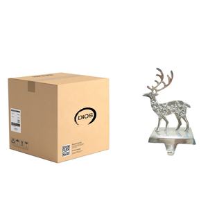 Soporte de media de Reno totalmente decorativo hecho a medida para la decoración de Navidad del hogar - Product Image 1