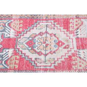 1.6x3.2 ft Turkish Rug <b>Red</b> Patchwork Eco Friendly Traditional Rug with Latex Backing <b>Wool</b> - Product Image 4