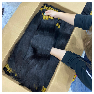 Les prolongements non traités crus de cheveux de Vierge ont adapté aux besoins du client en vrac sain aucun cheveux de emmêlement - Product Image 6