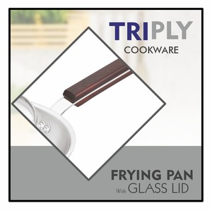 Poêle à frire Maxfresh Triply avec couvercle en verre Technologie de batterie de cuisine Triply Induction Respectueux de la rouille et durable Certifié ISO - Product Image 6