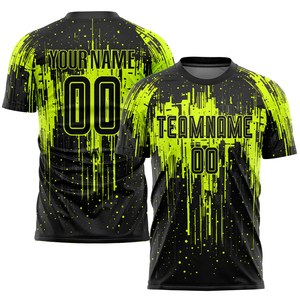 เสื้อฟุตบอลชายแบบกำหนดเอง แขนสั้น ดีไซน์ใหม่ทันสมัย โลโก้สโมสรแบบสั่งทำ ซับลิเมชั่น โพลีเอสเตอร์ 100% แห้งเร็ว - Product Image 6