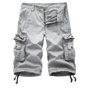 Short cargo à poches multiples Quick Dry Classic Summer Daily Casual Fashion Solid Color Outdoor Breathable shorts for men's - Product Image 4