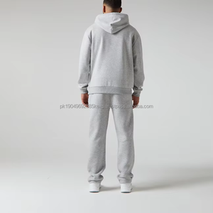 Ensemble de survêtement pour homme en coton 100% personnalisé, imprimé sur mesure, tissu confortable, vente chaude, sweat-shirt lourd - Product Image 3