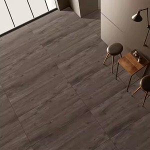 ไม้เมเปิ้ลสีน้ำตาลขนาด60x120ขนาดใหญ่แบบชนบทสีเทาสีเทากระเบื้องไม้พื้นห้องนอนคุณภาพพรีเมี่ยม - Product Image 1