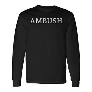 Camiseta de Manga Larga con la Palabra 'AMBUSH' en Inglés, Ropa Promocional - Product Image 2