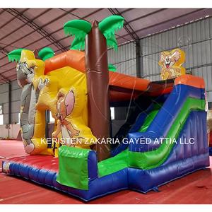 Castillo Inflable Comercial con Temática de Dibujos Animados Europeos, Material de PVC Ecológico para Múltiples Pasajeros - Product Image 2