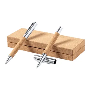 Set di Penne in Sughero Garrya Eco-Friendly, Gadget Regalo Sostenibili - Product Image 1