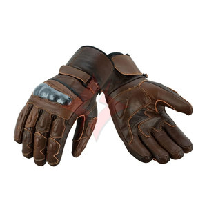 Guantes de Motociclismo Unisex de Cuero Blindado de Color Personalizado Premium para Deportes al Aire Libre, Impermeables y Antideslizantes - Product Image 1