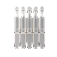 Tube d'ampoule cosmétique bouteille d'emballage de flacon d'essence de sérum en plastique jetable