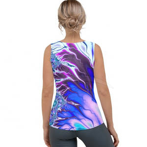 Débardeur de sport pour femme - Logo sur le devant, écologique, séchage rapide, 100% coton, décontracté, pour la salle de sport - Product Image 6