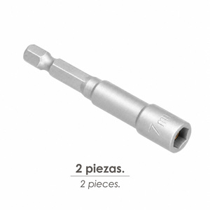 Clé à douille magnétique 7 mm (2 pièces) - Product Image 3
