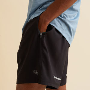 Vente en gros personnalisée Shorts pour hommes Short d'été de jogging et d'entraînement de gymnastique Pantalon noir uni court pour hommes - Product Image 4