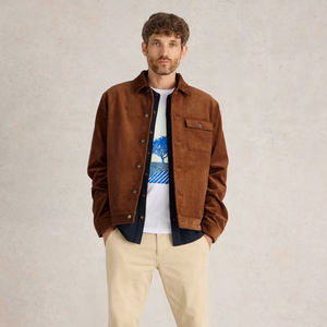 2025 élégant femmes velours côtelé vestes élégant imprimé doux coton tissu bouton fermeture respirant pour l'hiver exceptionnel OEM - Product Image 3