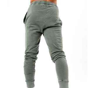 ชุดวอร์มสำหรับผู้ชายชุด2ชิ้นกางเกงล้างกรดพลอยเทียมแบบมีซิป - Product Image 3