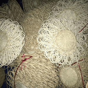 Sets de table en rotin écologiques pour mariages durables, napperons de vaisselle en rotin en gros pour la décoration du Vietnam - Product Image 5