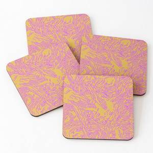Sous-verres de Table en bois imprimés en émail de haute qualité antidérapants pour sous-verres de pendaison de crémaillère tapis de Table et tampons sous-verres en pierre de boisson de cuisine - Product Image 2