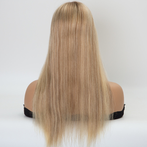 6x6 balayage ยอดมนุษย์ผมคนยุโรปสำหรับผมบางผมสีบาลายาจวาดคู่ลูกแพร์รูปร่างท็อปเปอร์ความหนาแน่นต่ำ - Product Image 2