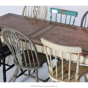 Esthétique Vintage Indonésie Design No. 7110 Table à manger en bois d'acajou Mobilier classique pour la maison Hôtels Villas Traditionnel - Product Image 2