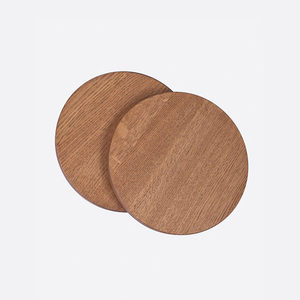 Sous-verres en bois modernes personnalisables, design durable, tapis circulaires décoratifs, sous-verres en bois à prix de gros par le fournisseur - Product Image 3
