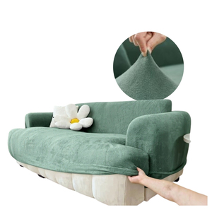 Funda de Sofá de Alta Calidad, Juego 321, Verde, Gruesa y Cálida, Directo de Fábrica en Vietnam, para Sala de Estar - Product Image 1